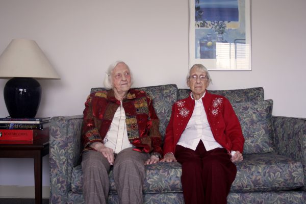 Norma and Faye, sisters living at Ewart Angus SPRINT Homes