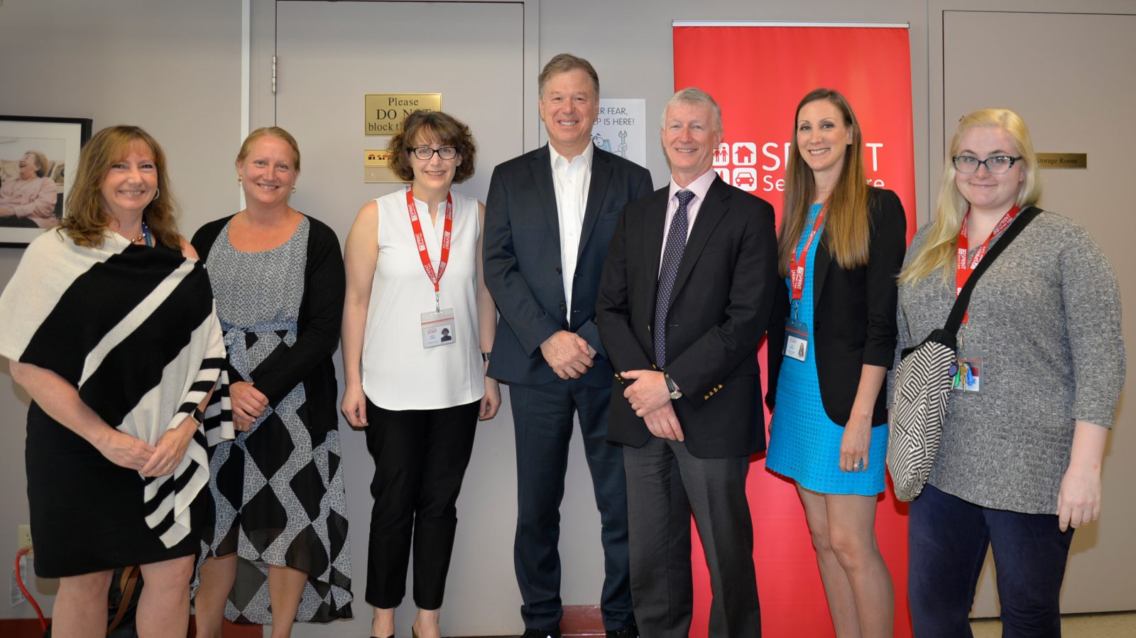 Sunnybrook Hospital CEO visit with group